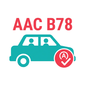 Permis AAC B78 -Boite automatique (code inclus)