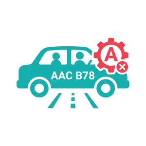 Permis AAC B78 -Boite automatique (sans code)